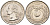 США 25 центов = квотер 1999 Р, серия штаты США, Джорджия KM 296 медь плакированная медно-никелем 4586-113