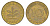 ФРГ 10 пфеннигов 1990 F KM 108, J. 383 сталь плакированная латунью 4627-127