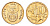 ЮАР 10 центов 2001 герб, цветок алоэ KM 224 сталь плакированная бронзой UNC 4694-815