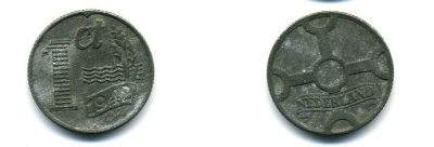 НИДЕРЛАНДЫ 10 ЦЕНТОВ 1942 57-441