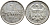 Германия 1 марка 1924 F KM 42, J. 311, Weege 14 серебро 4390-855