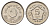 Пакистан 5 рупий 2004 KM 65 медно-никель UNC 3334-416