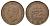 ЮАР 1 пенни 1943 Георг VI (1936-1952) KM 25 бронза 4123-816