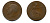 Великобритания 1 пенни 1919 Георг V (1910-1936) КМ 810, Spink 4051 бронза 47-311