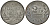 Бельгия 2 франка 1944 год тип KM 133 сталь плакированная цинком    4598-114