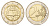 Германия 2 евро 2007 D, 50 лет подписанию Римского договора KM 259 биметалл UNC 1096-2-21