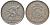 Люксембург 1 франк 1952 сталевар KM 46.2 медно-никель 4163-213