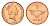 Соломоновы Острова 1 цент 1996 KM 24 сталь плакированная бронзой UNC 4627-1221