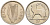 Ирландия 3 пенса 1965 заяц KM 12а медно-никель UNC 4580-931