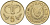 Кипр 5 центов 1998 KM 55.3 никель латунь 4141-1047