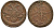 Россия 5 копеек 1790 ЕМ, Екатерина II (1762-1796) Биткин 644 медь 1103-8-24