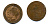 Великобритания 1 пенни 1920 Георг V (1910-1936) КМ 810, Spink 4051 бронза 47-343