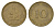 ФРГ 10 пфеннигов 1950 D КМ 108, J. 383 сталь плакированная латунью 4651-534