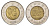 Канада 2 доллара 2005 Елизавета II (1952-2022), полярный медведь KM 496 биметалл 4620-223