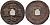 Китай 2 цянь (кэш) (тун-бао) ND (1111-1118) Империя Сун (960-1279), северная сун (960-1127), Хуэй-цзун (1100-1126), вес 4,4 гр, диаметр 28 мм Hartill 16.448, FD 1079, Schjoth 640 бронза AUC2-1-66
