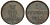 Ганновер 1 пфенниг 1853 B, Георг V KM 221, AKS 155, J. 83 медь 4594-169