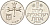 Израиль 1 лира 1972 JE5732, без звезды Давида KM 47.1 медно-никель 4557-132