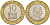 Кения 10 шиллингов 1994 Дэниэл арап Мои KM 27 биметалл 4548-546