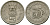 Индия 5 рупий 1995 50 лет ООН KM 156 медно-никель 95-616