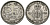 Швеция 25 эре 1883 EB, Оскар II (1872-1907) король Швеции и Норвегии, проба 600 KM 739 серебро 4549-1116