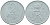 ДАНИЯ 2 ЭРЕ 1970 C; S, ФРЕДЕРИК IX (1947-1972) KM 840.2 цинк 26-351