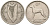 Ирландия 6 пенсов 1928 собака, ирландский волкодав KM 5 никель 202-451