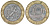 Франция 10 франков 1991 тип Гений Бастилии KM 964.1, Le Frank 375.6 биметалл  4606-152