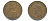 Великобритания 1 пенни 1945 Георг VI (1936-1952) KM 845, Spink 4114 бронза 89-222