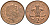 Великобритания 2 пенса 2001 Елизавета II (1952-2022) KM 987, Spink 4690 (C5) сталь плакированная медью 177-746