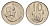 ЮАР 10 центов 1966 Ян ван Рибек (1619-1677), South Africa, легенда на африкаанс, цветок алоэ KM 68.1 никель 4687-327