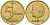 Бельгия 5 франков 1994 Belgique KM 189 алюминиевая бронза 4179-637