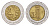 Мексика 1 песо 1995 KM 603 биметалл 4674-752