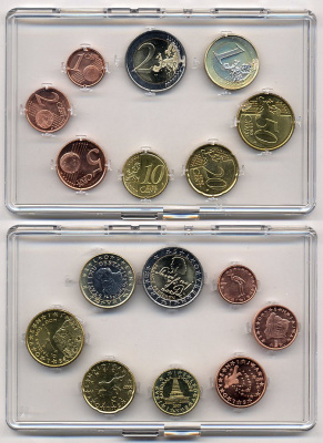 СЛОВЕНИЯ ЕВРОНАБОР 2007 UNC 6-5-13