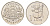 Латвия 1 лат 2007 Снеговик KM 85 медно-никель UNC 4679-336