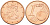 ФИНЛЯНДИЯ 1 ЕВРОЦЕНТ 2005 M KM 98 сталь плакированная медью UNC 214-265