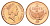 Соломоновы Острова 2 цента 1996 KM 25 сталь плакированная бронзой UNC 4397-346