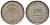 Израиль 100 прута 1949 JE 5709 не магнитная KM 14 медно-никель 4117-515