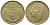 Люксембург 5 франков 1986 Великий герцог Жан (1964-1999) KM 60.1 латунь 179-957