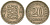 Эстония 20 центов 1935 Республика (1918-1941) KM 17 никель бронза 4615-1112