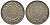 Тунис 1 франк 1891 AH 1308, Али III ибн аль-Хусейн KM 224 серебро 4523-725
