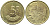 БЕЛЬГИЯ 5 ФРАНКОВ 1986 BELGIQUE KM 163 латунь или алюминевая бронза 4384-934