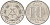 ГДР 10 пфеннигов 1981 A KM 10 алюминий 68-826