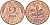 ФРГ 2 пфеннига 1991 D KM 106a, J.381 сталь плакированная медью 4115-931