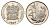 ЮАР 20 центов 1989 KM 86 никель PROOF 1529-1415