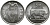 ИРЛАНДИЯ 5 ПЕНСОВ 1982 БЫК KM 22 медно-никель 4525-1133