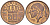 БЕЛЬГИЯ 50 САНТИМОВ 1970 BELGIQUE KM 148.1 бронза 96-761