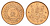 Япония 1 сен 1936 Год 11, Император Хирохито Сева (1926-1989) Y 47 бронза UNC 4695-941