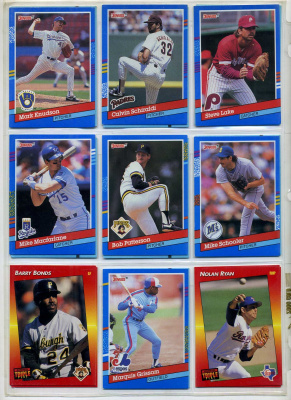 США КАРТОЧКИ БЕЙСБОЛЬНЫЕ 9 штук разных 7501-34