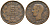 ГРЕЦИЯ 5 ЛЕПТА 1869 ВВ, КОРОЛЬ ГЕОРГ I (1863-1913) KM 42 медь 4525-751