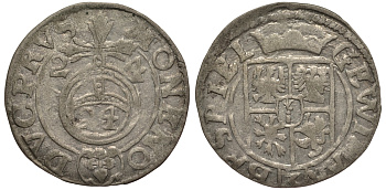 Бранденбург-Пруссия 1/24 талера 1624 Георг Вильгельм (1619-1640), вес 1,24 гр. KM 116.1 серебро 1516-212